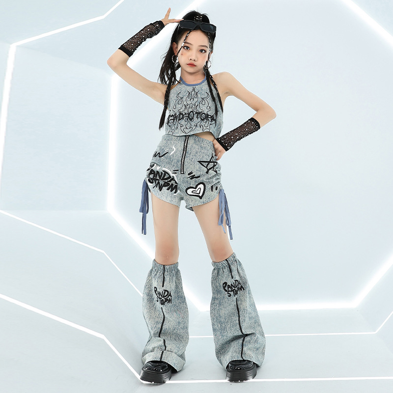Women Fashion Jeans Top - Cool สาว Hip Hop กางเกงยีนส์แฟชั่น Street