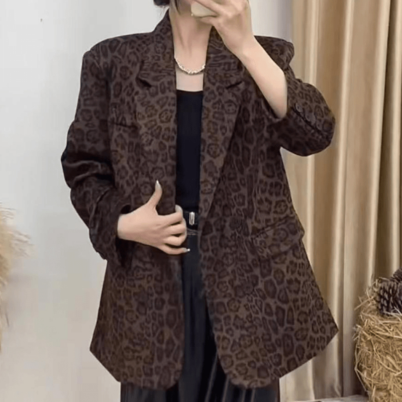 เสื้อผ้าผู้หญิงฤดูใบไม้ผลิฤดูใ - Blazer Women Oversized บทวิจารณ์และราคา