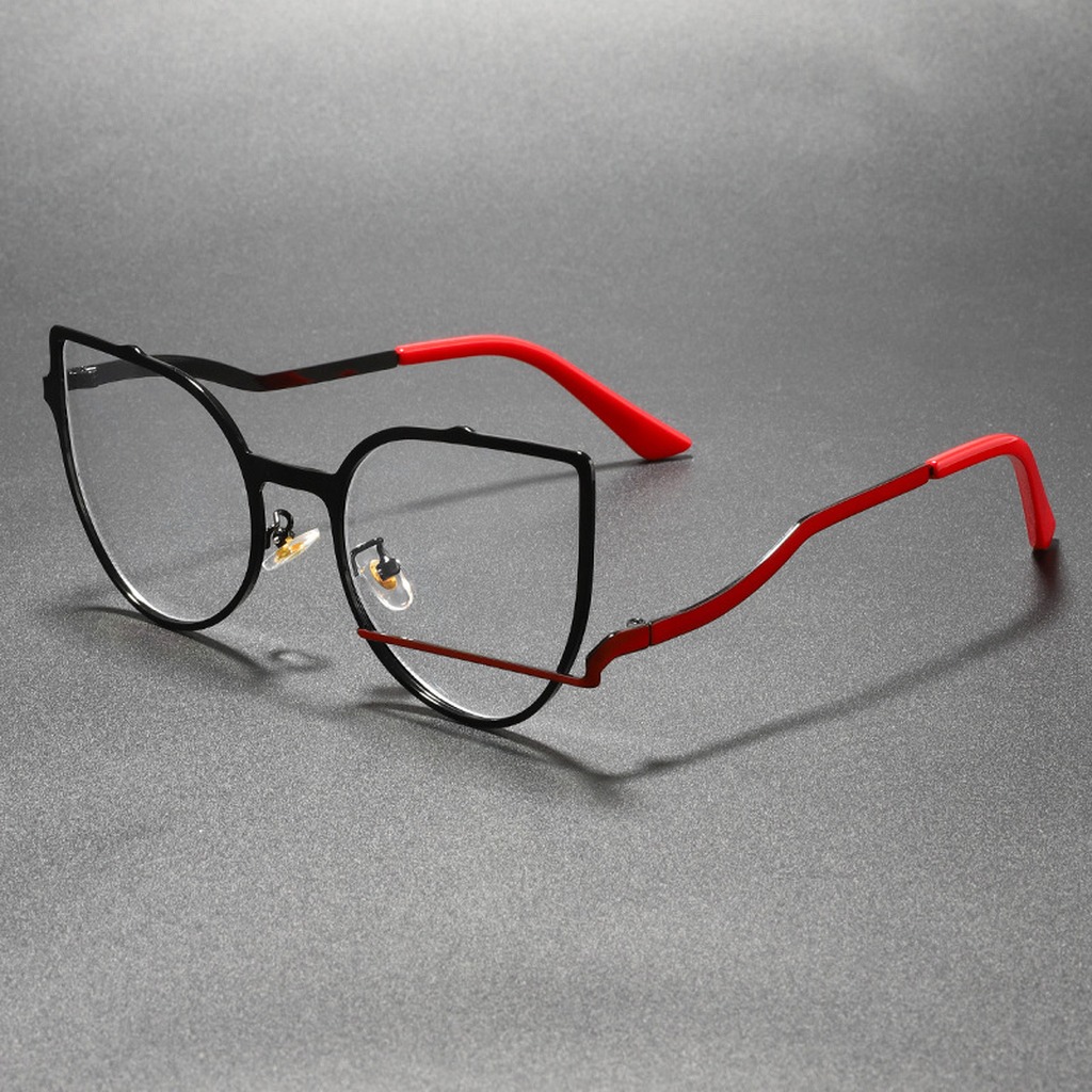 แว่นตาป้องกันแสงสีฟ้า กรอบโลหะ - Women'S Fashion Glasses Non Prescription บทวิจารณ์และราคา