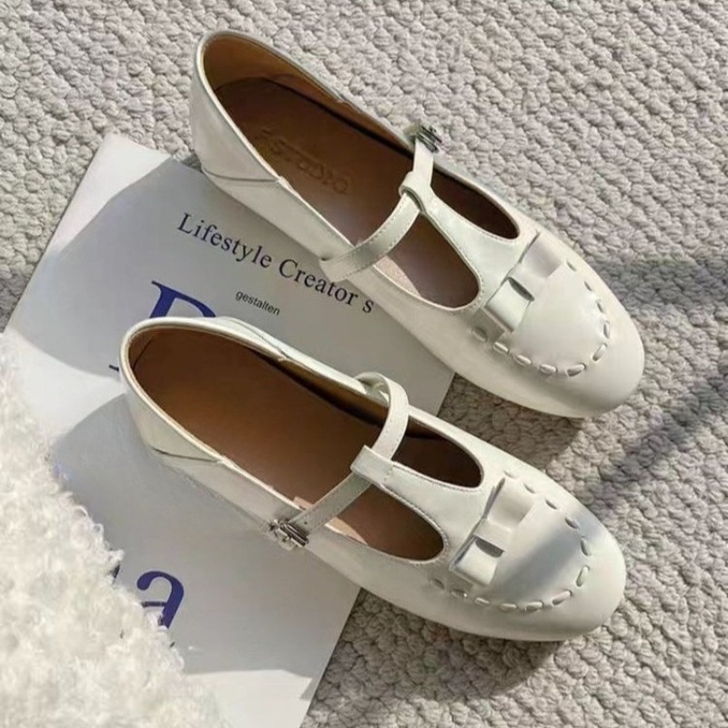 รองเท้าแมรี่เจนแบบเชือกสไตล์ฝร - Women'S Fashion Spring 2025 บทวิจารณ์และราคา