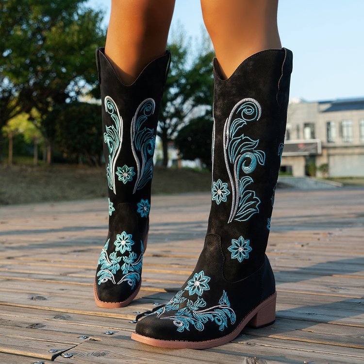 รองเท้าบูทผู้หญิงสไตล์เรโทร รอ - Women'S Fashion Rain Boots บทวิจารณ์และราคา