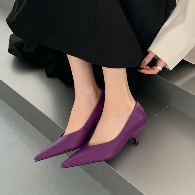 รองเท้าส้นเตี้ยแบบสวม SUOJIALU - Women'S Fashion Spring 2025 บทวิจารณ์และราคา