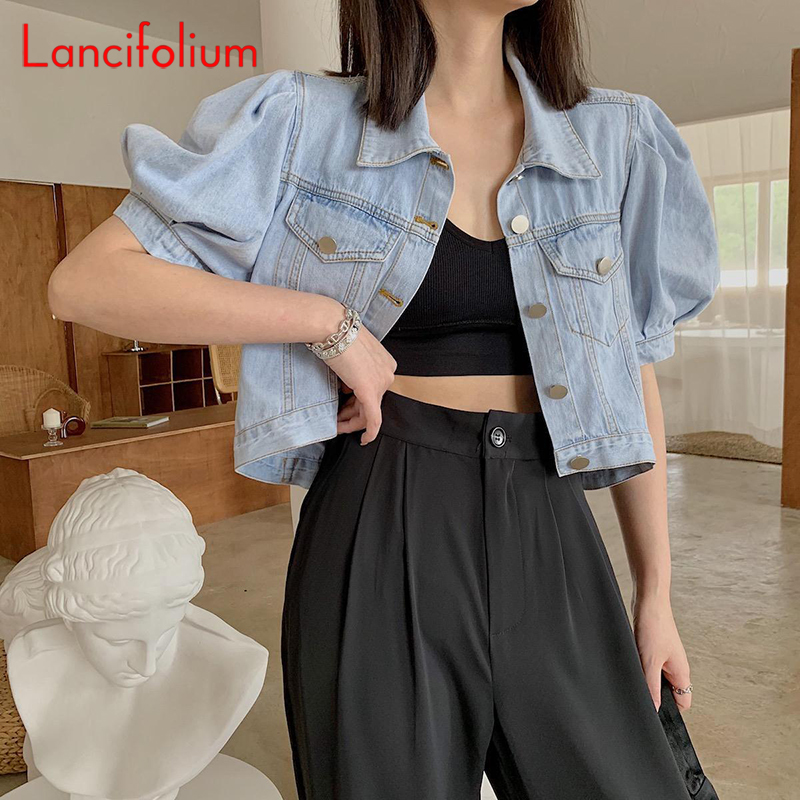ฤดูร้อนบาง Basic เกาหลีแฟชั่น  - Women Fashion Jeans Top บทวิจารณ์และราคา