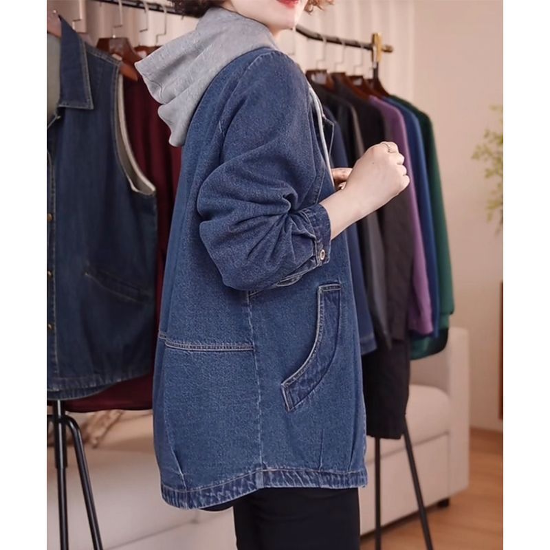 แจ็คเก็ตยีนส์คุณภาพสูงสไตล์ยุโ - Women Fashion Jeans Top บทวิจารณ์และราคา