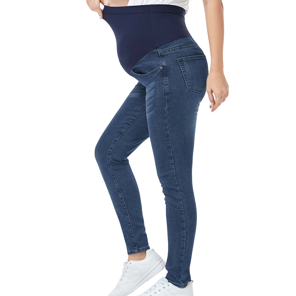 กางเกงยีนส์คนท้องเอวสูงทรงเข้า - Mom Jeans Women บทวิจารณ์และราคา