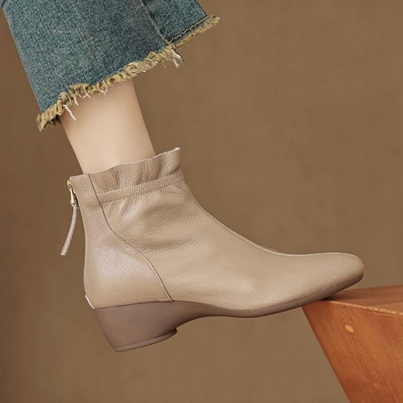 รองเท้าบูทหนังผู้หญิงแบบหุ้มข้ - Women'S Fashion Rain Boots บทวิจารณ์และราคา