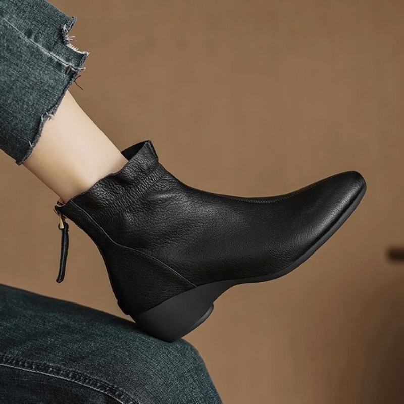 รองเท้าบูทหนังผู้หญิงแบบหุ้มข้ - Women'S Fashion Rain Boots บทวิจารณ์และราคา