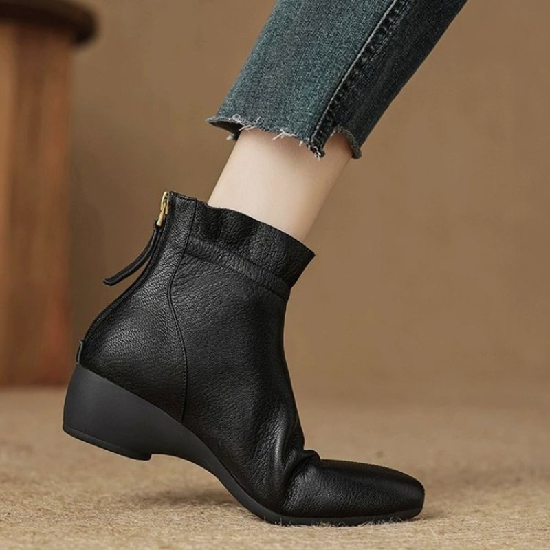 รองเท้าบูทหนังผู้หญิงแบบหุ้มข้ - Women'S Fashion Rain Boots บทวิจารณ์และราคา