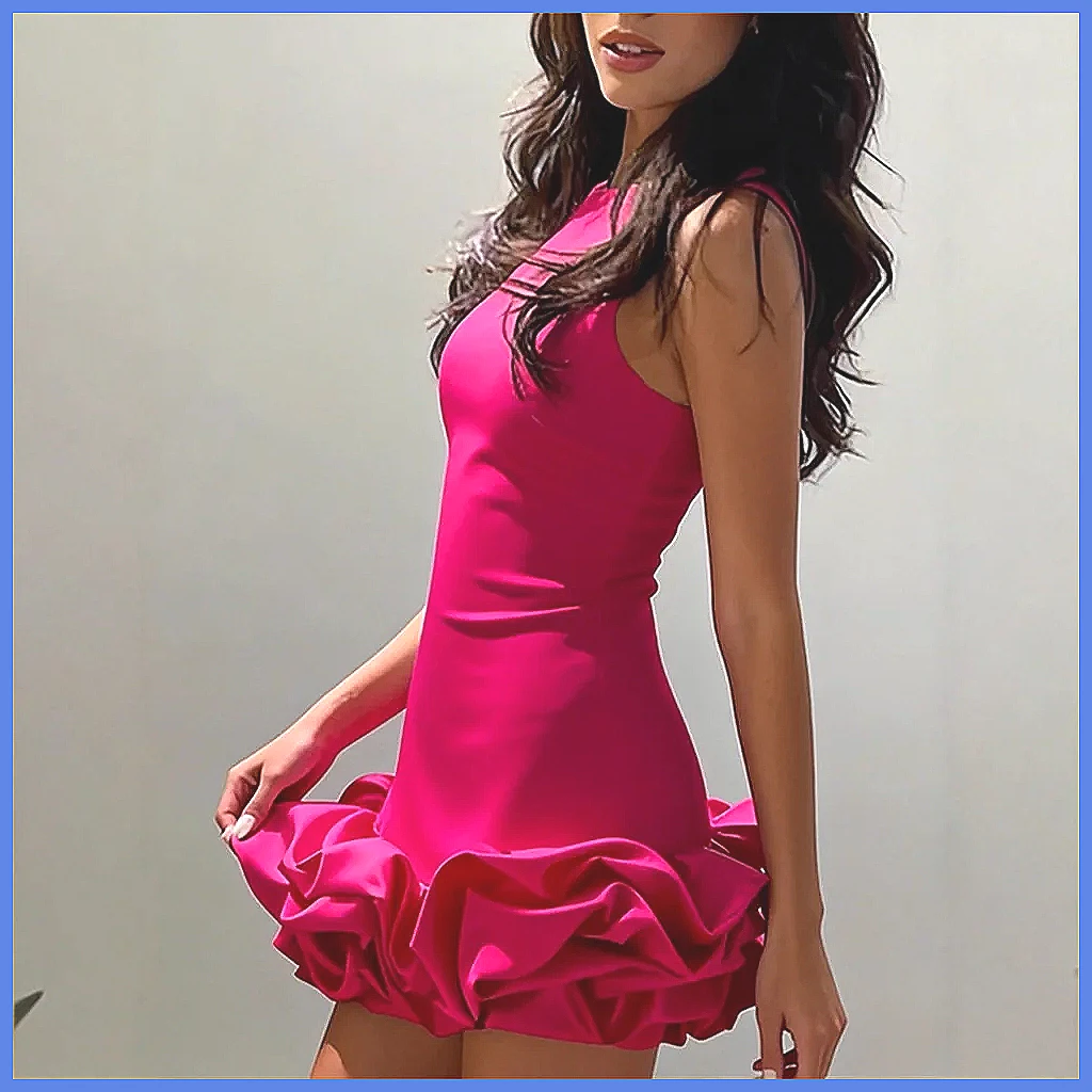 ชุดเดรสเข้ารูปลายดอกไม้ 3 มิติ - Bodycon Dress Women บทวิจารณ์และราคา