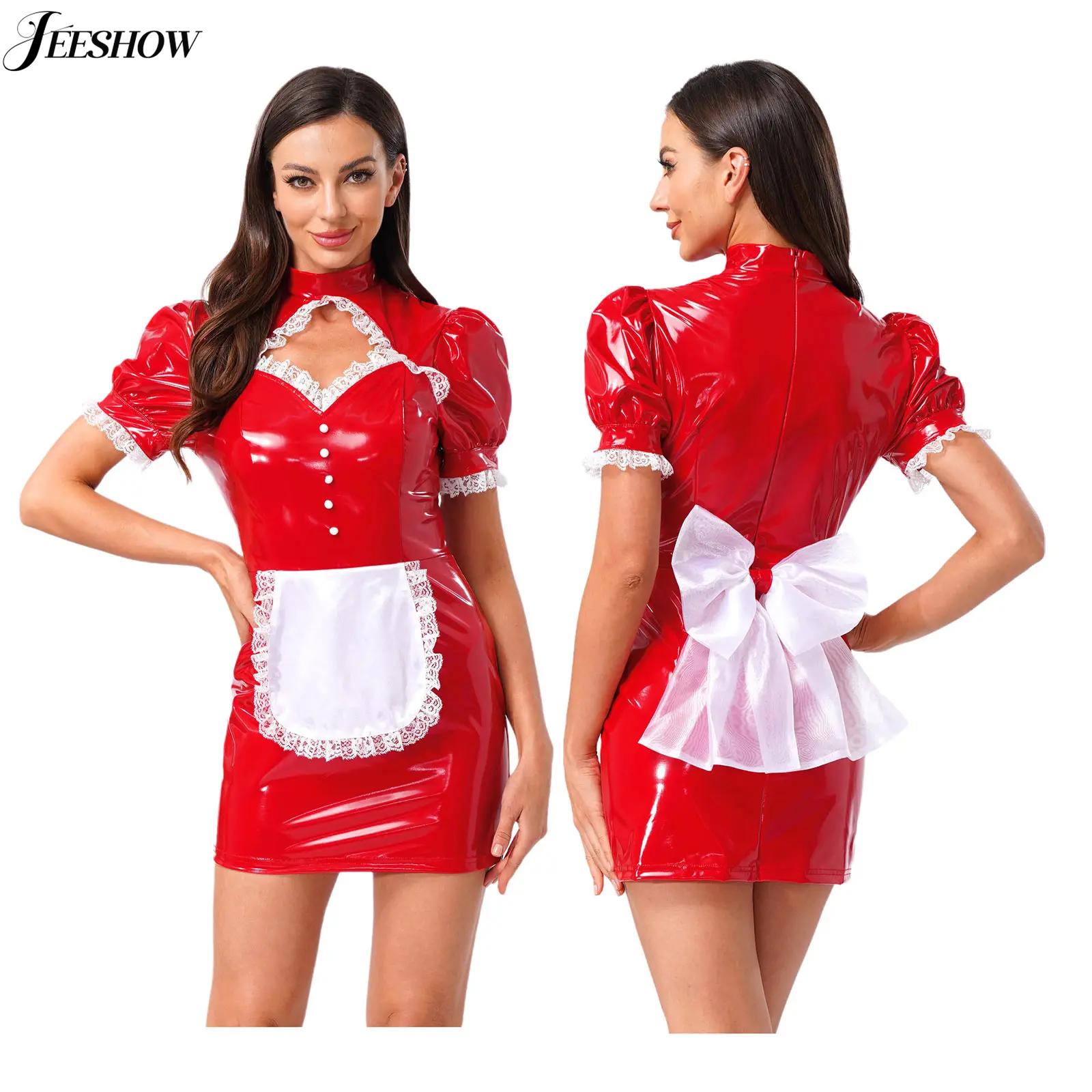 สตรีชุดแม่บ้านฝรั่งเศสสิทธิบัต - Bodycon Dress Women บทวิจารณ์และราคา