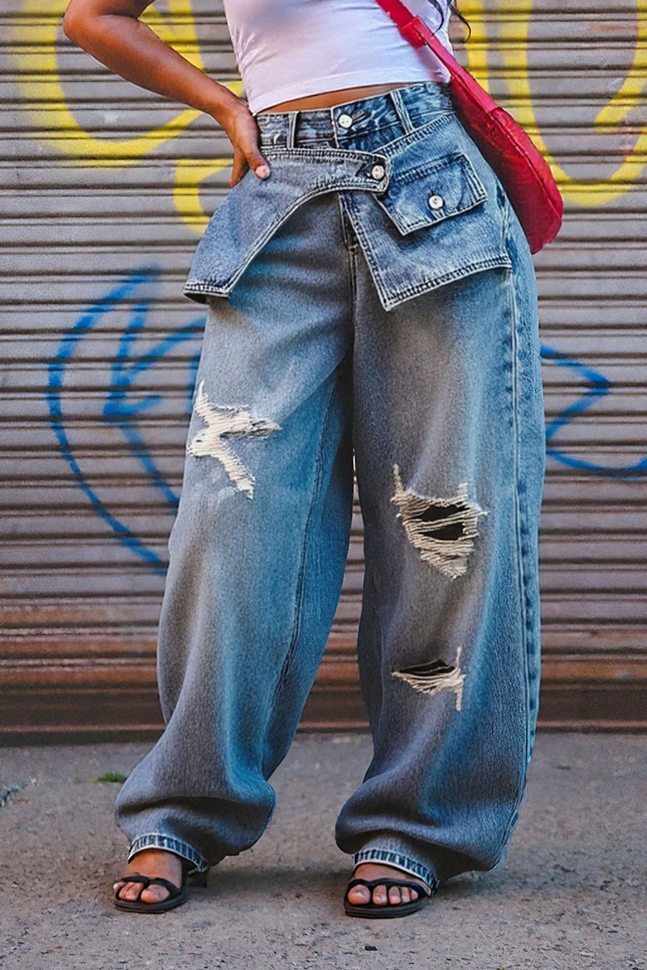 กางเกงยีนส์ทรงตรงสำหรับผู้หญิง - Mom Jeans Women บทวิจารณ์และราคา