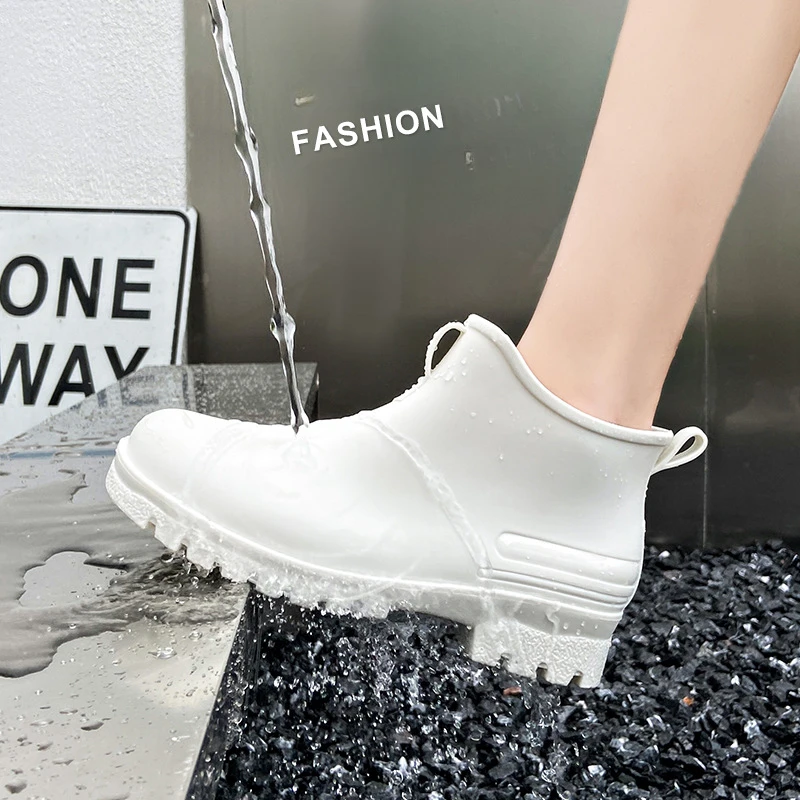 คู่แฟชั่นรองเท้าฝนกลางแจ้งกันน - Women'S Fashion Rain Boots บทวิจารณ์และราคา