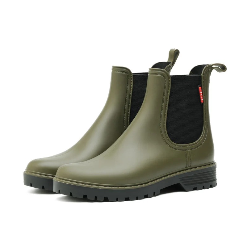 รองเท้ากันฝนแบบสั้นสำหรับผู้หญ - Women'S Fashion Rain Boots บทวิจารณ์และราคา