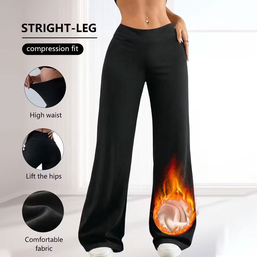 กางเกงขายาวทรงตรงบุขนแกะสำหรับ - Mom Jeans Women บทวิจารณ์และราคา