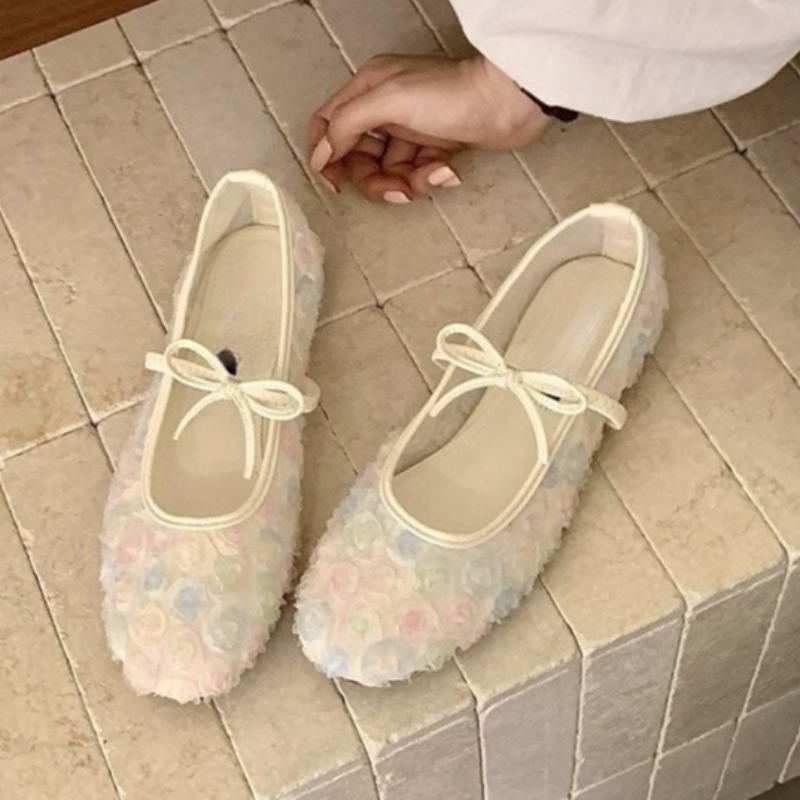 รองเท้าแมรี่เจนตาข่ายลายกุหลาบ - Women'S Fashion Spring Summer 2026 บทวิจารณ์และราคา