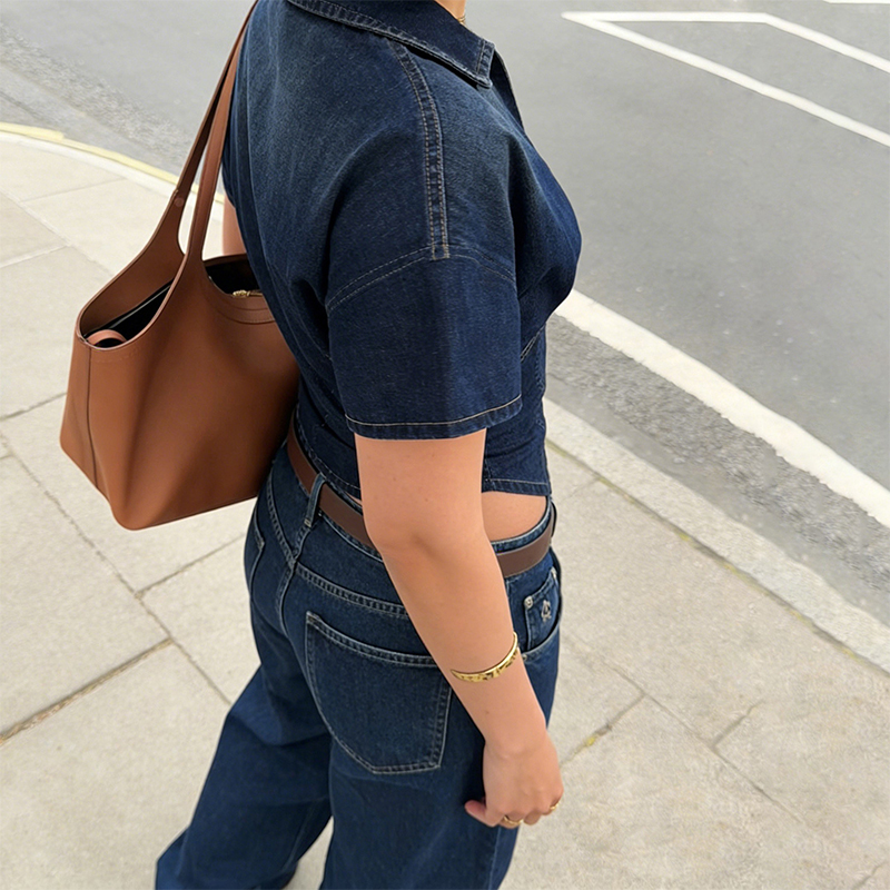 เสื้อครอปยีนส์ผู้หญิง Trendix  - Women Fashion Jeans Top บทวิจารณ์และราคา
