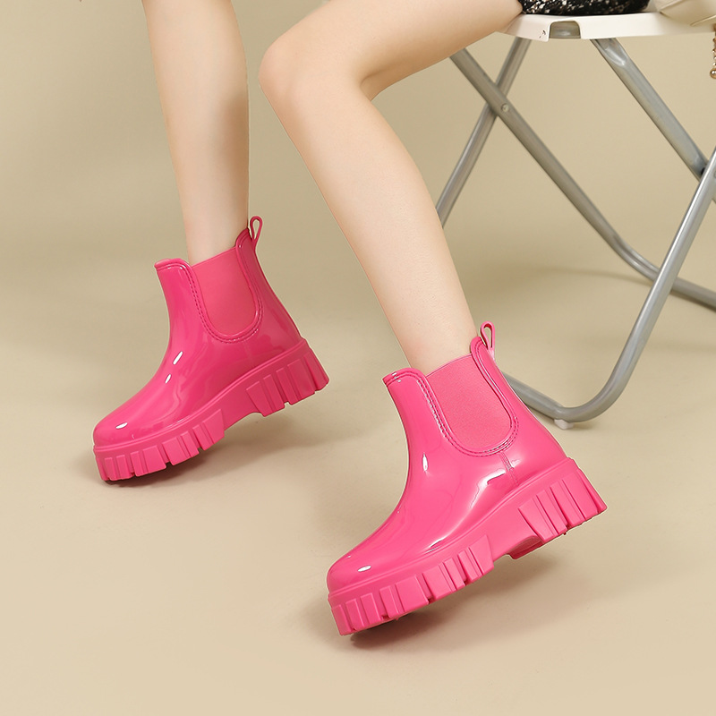 แพลตฟอร์มรองเท้าฝนผู้หญิง Gard - Women'S Fashion Rain Boots บทวิจารณ์และราคา