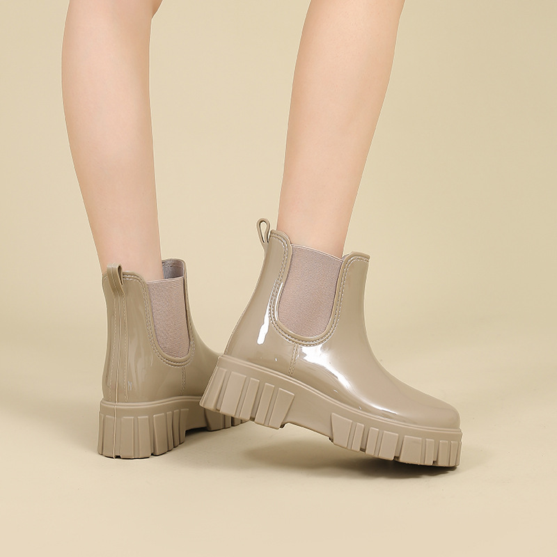แพลตฟอร์มรองเท้าฝนผู้หญิง Gard - Women'S Fashion Rain Boots บทวิจารณ์และราคา