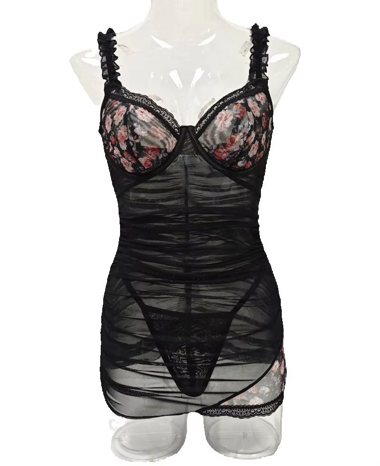 ชุดนอนซีทรูลูกไม้ผู้หญิง แต่งร - Bodycon Dress Women บทวิจารณ์และราคา