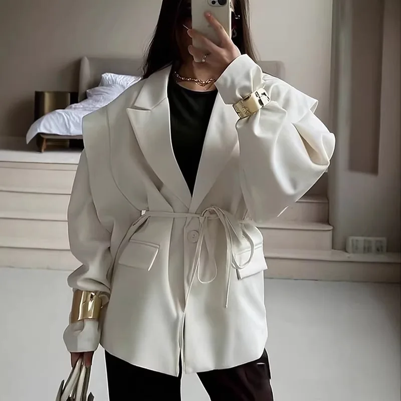 เสื้อแจ็คเก็ตเบลเซอร์โอเวอร์ไซ - Blazer Women Oversized บทวิจารณ์และราคา