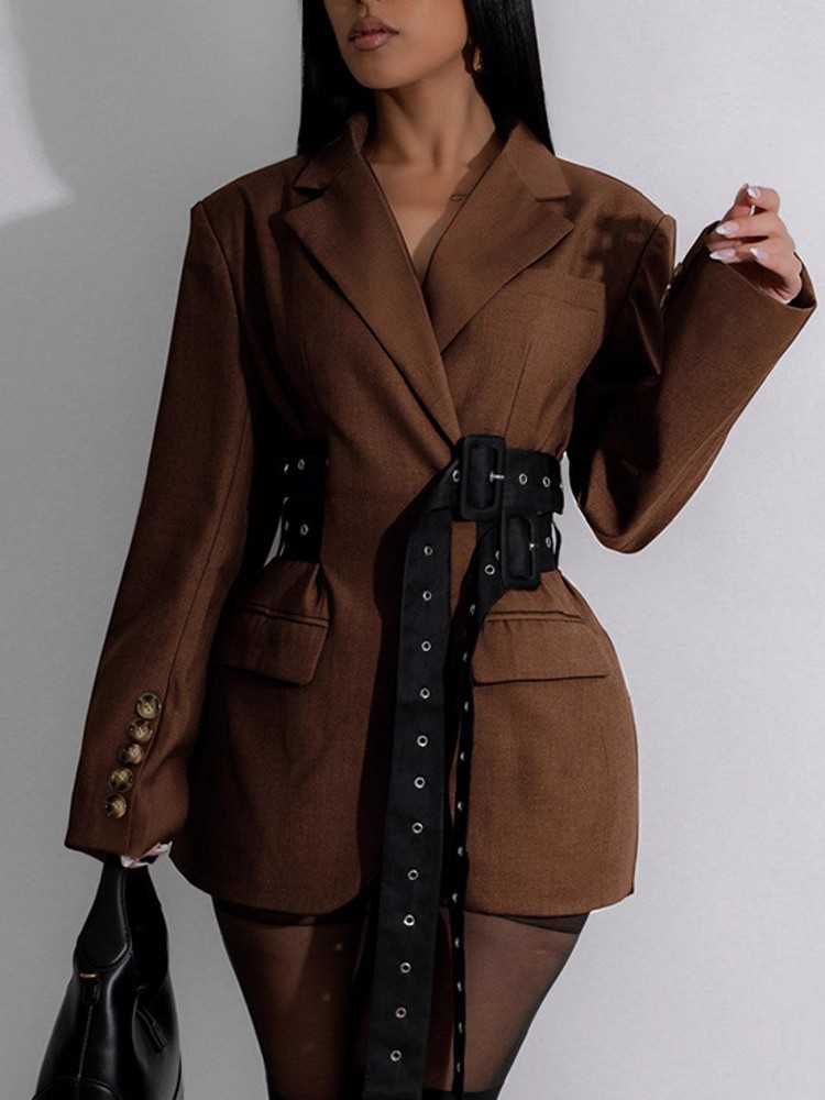 เสื้อเบลเซอร์ผู้หญิงทรงหรูหรา  - Blazer Women Oversized บทวิจารณ์และราคา